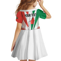 Personalized Madagasikara Kid Short Sleeve Dress Seal With Poinciana