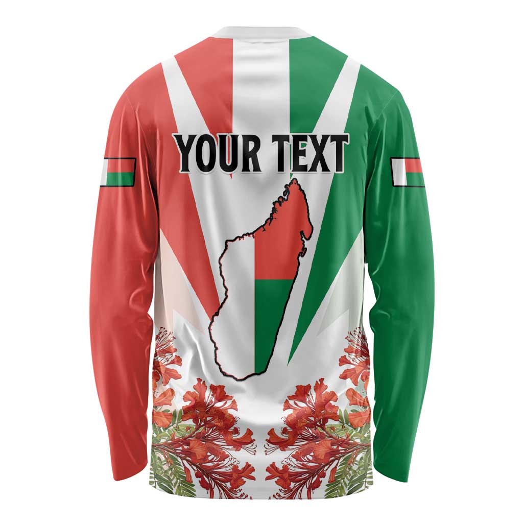 Personalized Madagasikara Long Sleeve Shirt Seal With Poinciana