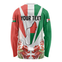 Personalized Madagasikara Long Sleeve Shirt Seal With Poinciana