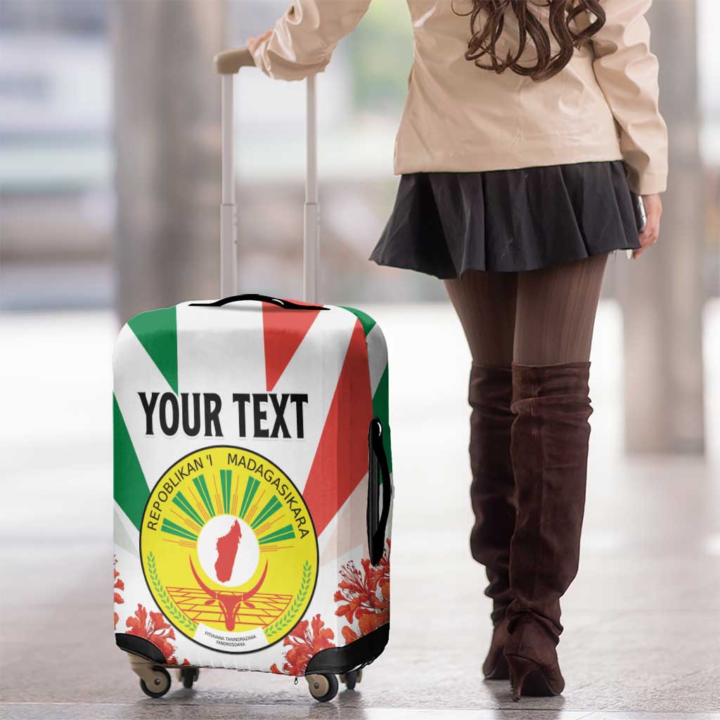 Personalized Madagasikara Luggage Cover Seal With Poinciana