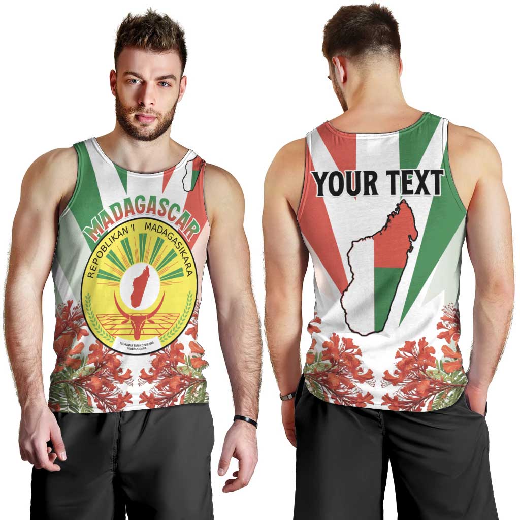 Personalized Madagasikara Men Tank Top Seal With Poinciana