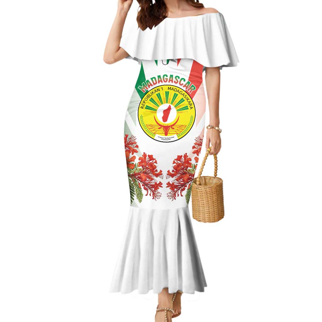 Personalized Madagasikara Mermaid Dress Seal With Poinciana