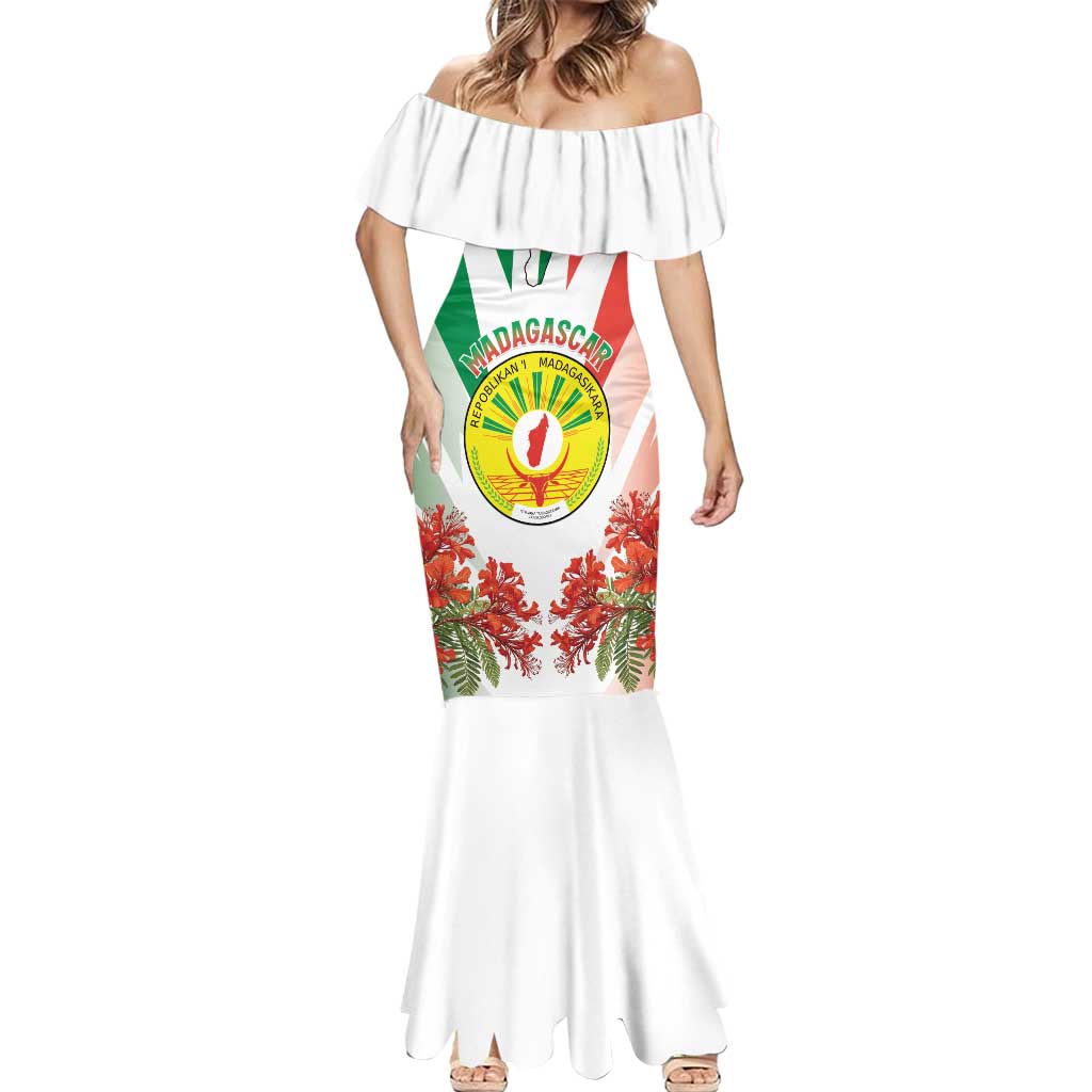 Personalized Madagasikara Mermaid Dress Seal With Poinciana