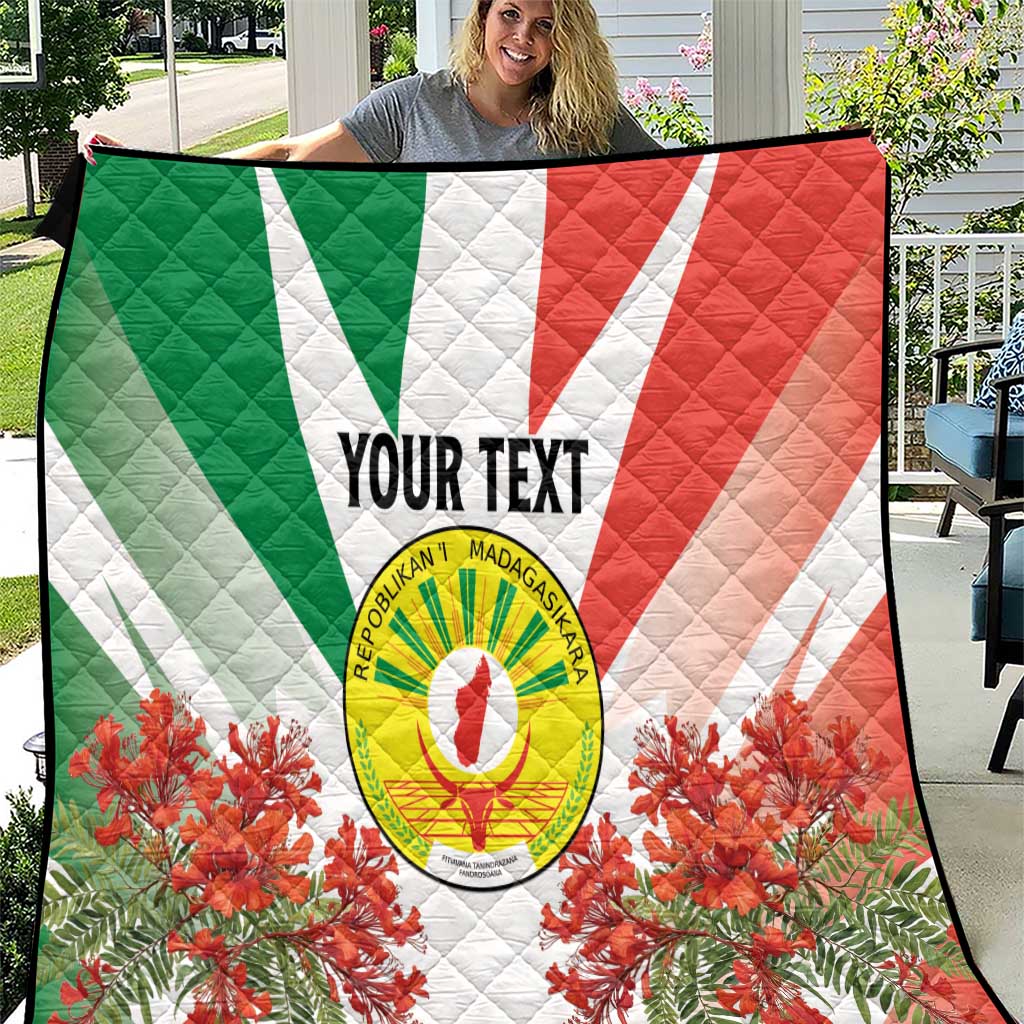 Personalized Madagasikara Quilt Seal With Poinciana