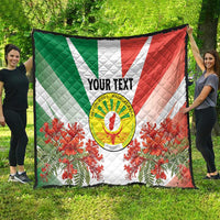 Personalized Madagasikara Quilt Seal With Poinciana