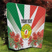 Personalized Madagasikara Quilt Seal With Poinciana