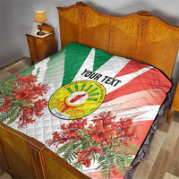 Personalized Madagasikara Quilt Seal With Poinciana