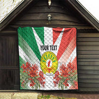 Personalized Madagasikara Quilt Seal With Poinciana