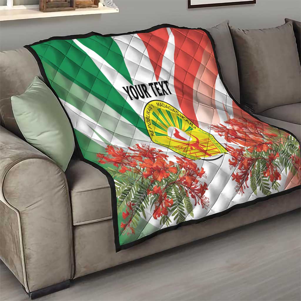 Personalized Madagasikara Quilt Seal With Poinciana