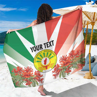 Personalized Madagasikara Sarong Seal With Poinciana