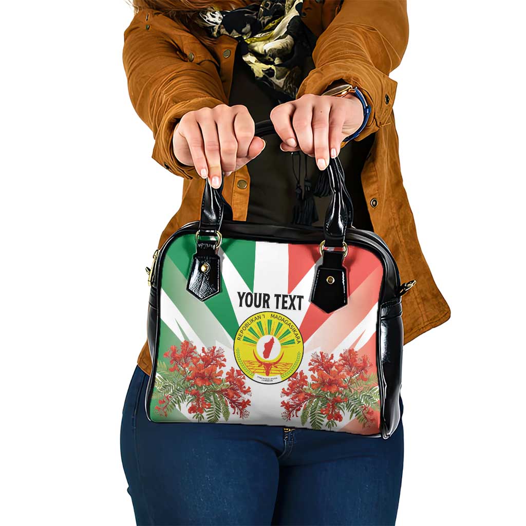 Personalized Madagasikara Shoulder Handbag Seal With Poinciana