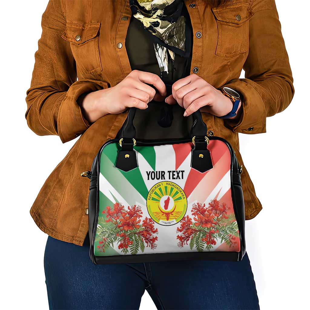 Personalized Madagasikara Shoulder Handbag Seal With Poinciana