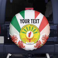 Personalized Madagasikara Spare Tire Cover Seal With Poinciana