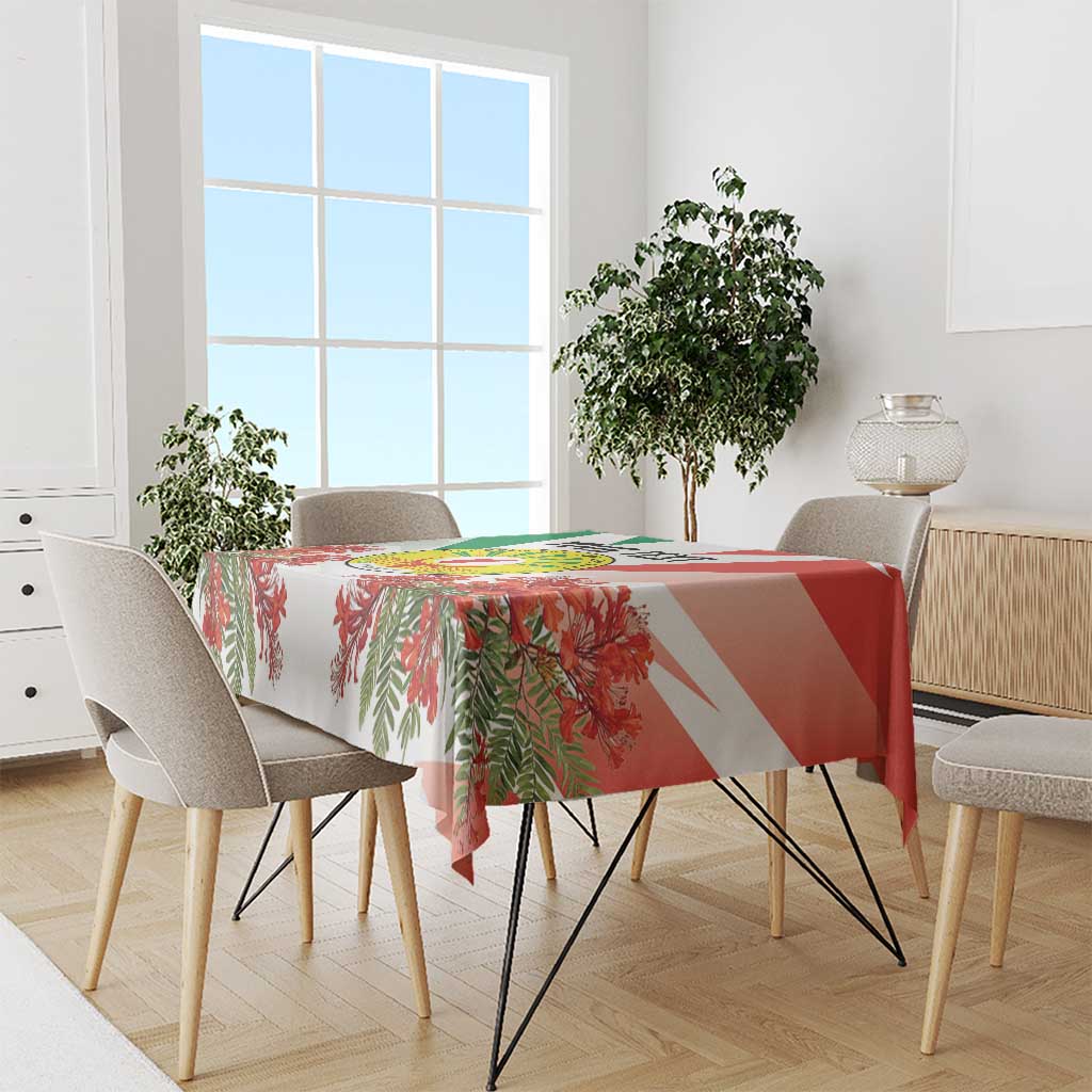 Personalized Madagasikara Tablecloth Seal With Poinciana