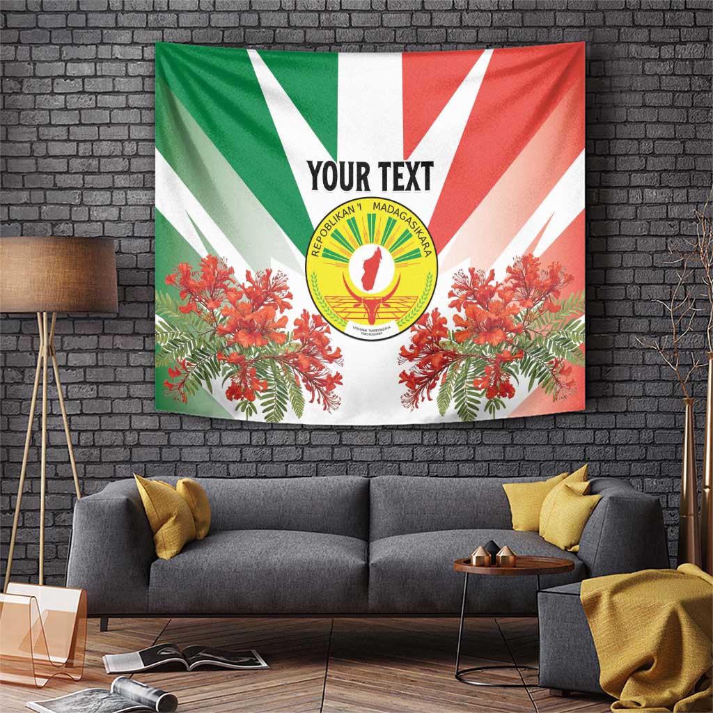 Personalized Madagasikara Tapestry Seal With Poinciana