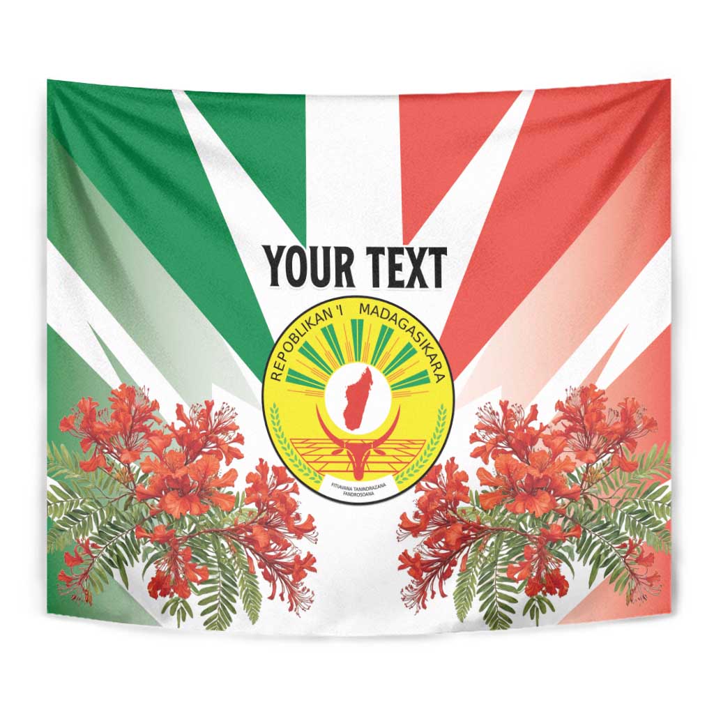Personalized Madagasikara Tapestry Seal With Poinciana