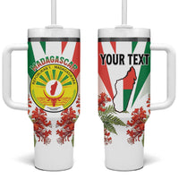 Personalized Madagasikara Tumbler With Handle Seal With Poinciana