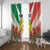 Personalized Madagasikara Window Curtain Seal With Poinciana