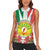 Personalized Madagasikara Women Sleeveless Polo Shirt Seal With Poinciana