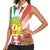 Personalized Madagasikara Women Sleeveless Polo Shirt Seal With Poinciana