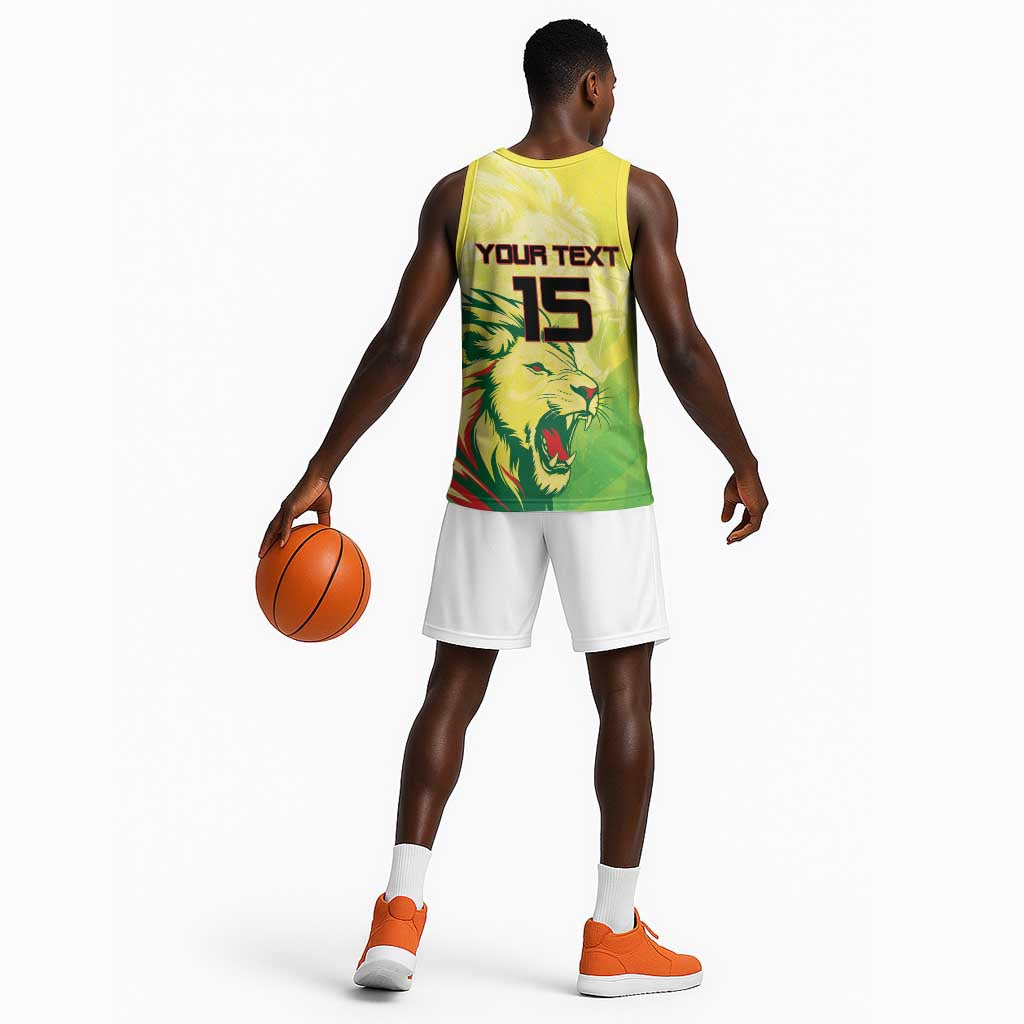 Custom Senegal Lions of Teranga Basketball Jersey Rise to Glory