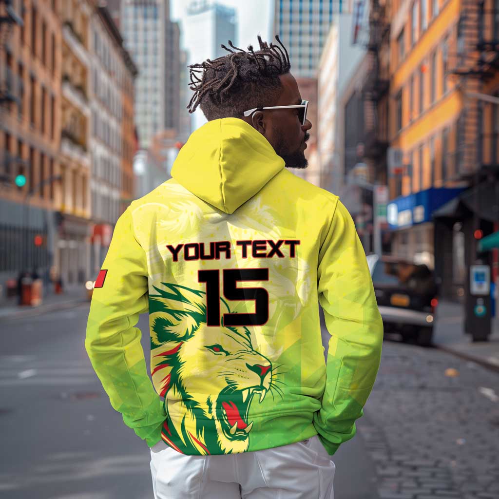 Custom Senegal Lions of Teranga Hoodie Rise to Glory