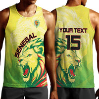 Custom Senegal Lions of Teranga Men Tank Top Rise to Glory