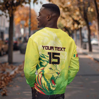 Custom Senegal Lions of Teranga Sweatshirt Rise to Glory