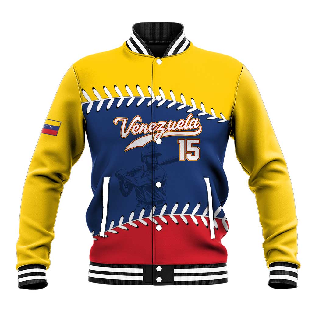 Custom Venezuela Baseball Champions Baseball Jacket Vinotinto Glory 2026