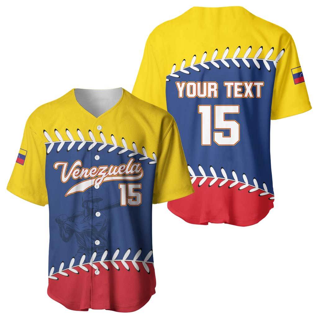 Custom Venezuela Baseball Champions Baseball Jersey Vinotinto Glory 2026