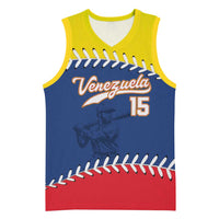 Custom Venezuela Baseball Champions Basketball Jersey Vinotinto Glory 2026