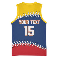 Custom Venezuela Baseball Champions Basketball Jersey Vinotinto Glory 2026