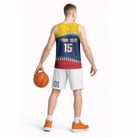 Custom Venezuela Baseball Champions Basketball Jersey Vinotinto Glory 2026