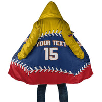 Custom Venezuela Baseball Champions Cloak Vinotinto Glory 2026