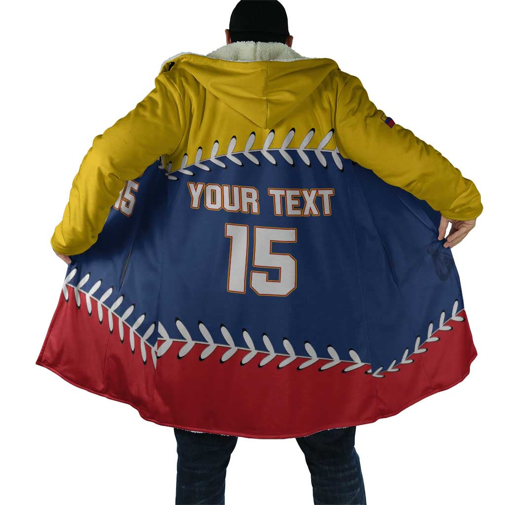 Custom Venezuela Baseball Champions Cloak Vinotinto Glory 2026