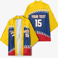 Custom Venezuela Baseball Champions Kimono Vinotinto Glory 2026