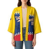 Custom Venezuela Baseball Champions Kimono Vinotinto Glory 2026