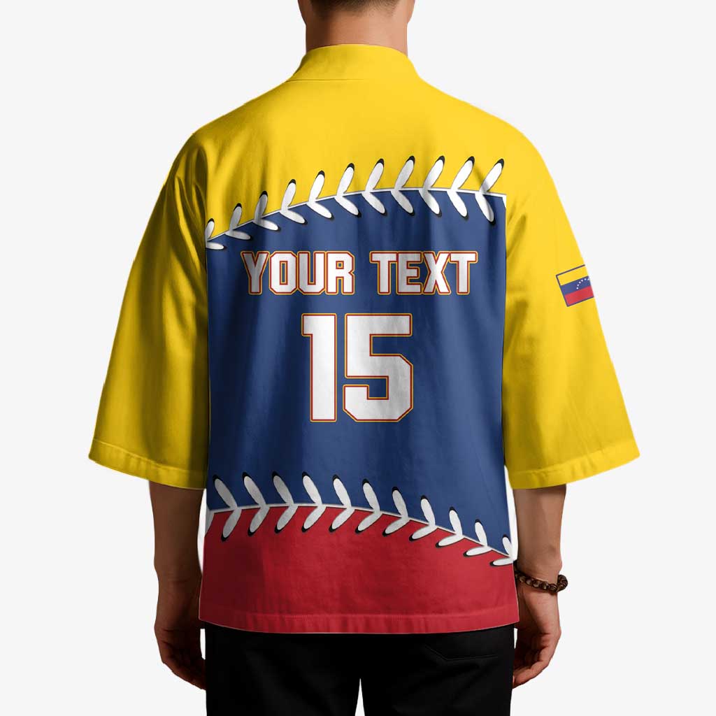 Custom Venezuela Baseball Champions Kimono Vinotinto Glory 2026