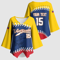Custom Venezuela Baseball Champions Kimono Sleeve Blouse Vinotinto Glory 2026