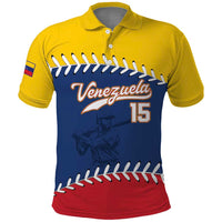 Custom Venezuela Baseball Champions Polo Shirt Vinotinto Glory 2026