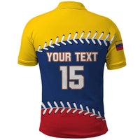 Custom Venezuela Baseball Champions Polo Shirt Vinotinto Glory 2026