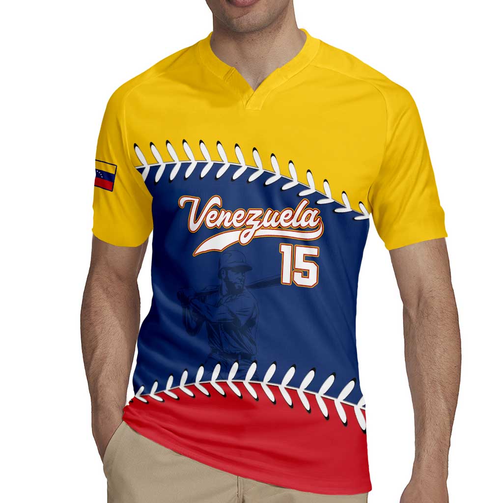 Custom Venezuela Baseball Champions Rugby Jersey Vinotinto Glory 2026