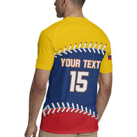 Custom Venezuela Baseball Champions Rugby Jersey Vinotinto Glory 2026