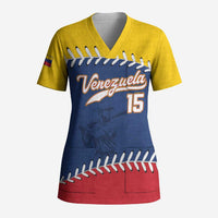 Custom Venezuela Baseball Champions Scrub Top Vinotinto Glory 2026