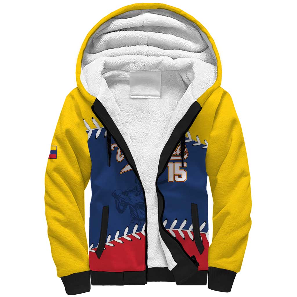 Custom Venezuela Baseball Champions Sherpa Hoodie Vinotinto Glory 2026