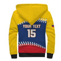 Custom Venezuela Baseball Champions Sherpa Hoodie Vinotinto Glory 2026