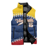 Custom Venezuela Baseball Champions Sleeveless Puffer Jacket Vinotinto Glory 2026