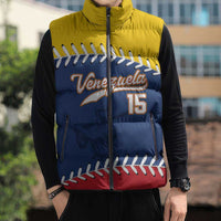Custom Venezuela Baseball Champions Sleeveless Puffer Jacket Vinotinto Glory 2026