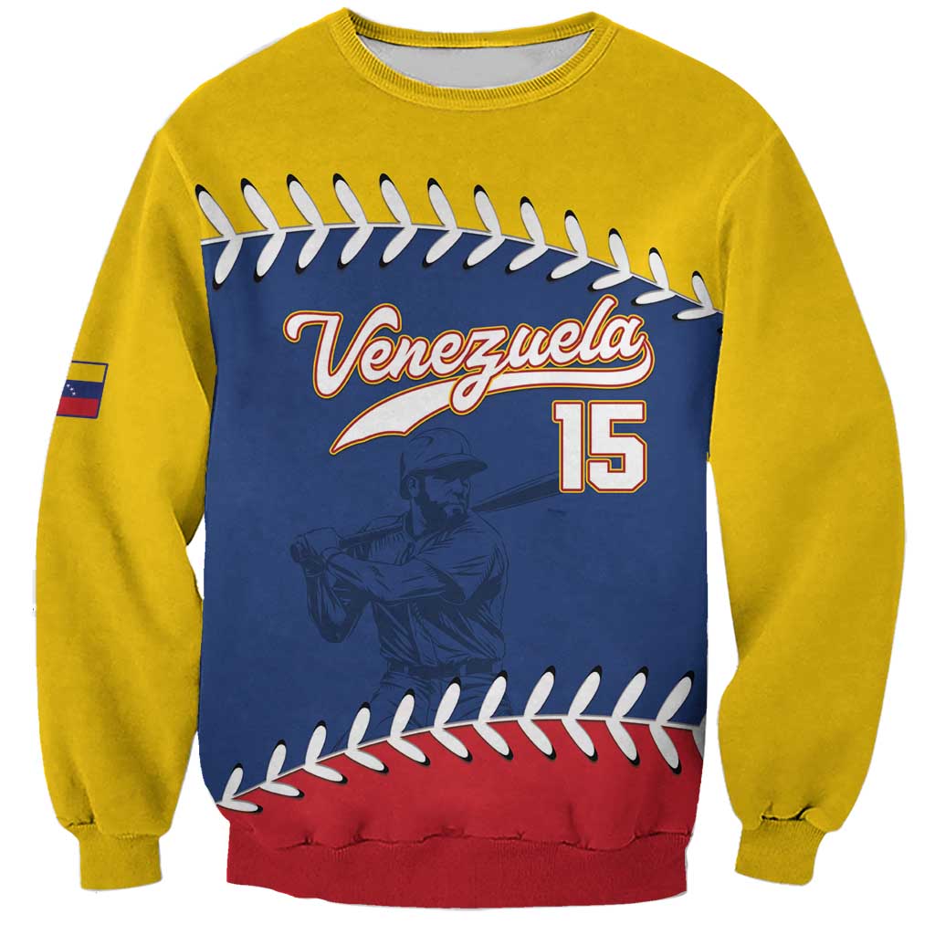 Custom Venezuela Baseball Champions Sweatshirt Vinotinto Glory 2026