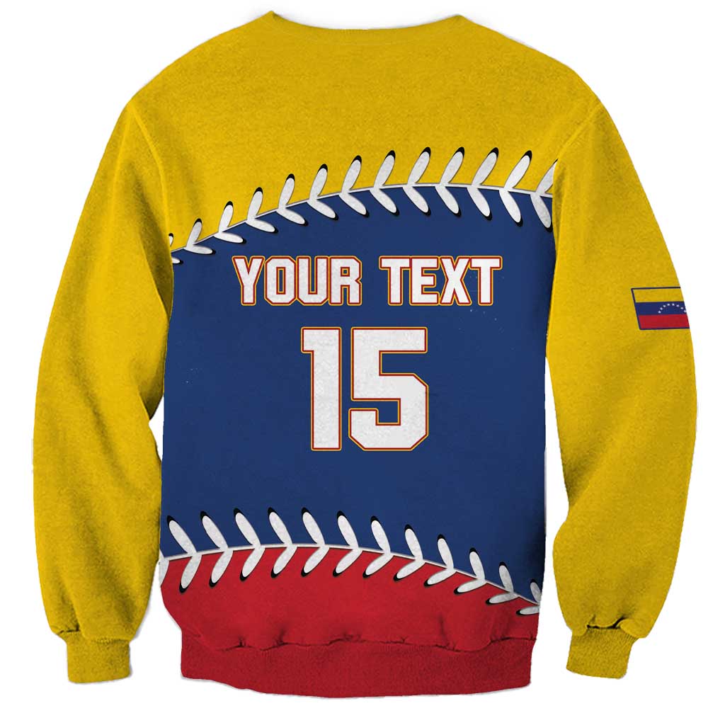 Custom Venezuela Baseball Champions Sweatshirt Vinotinto Glory 2026